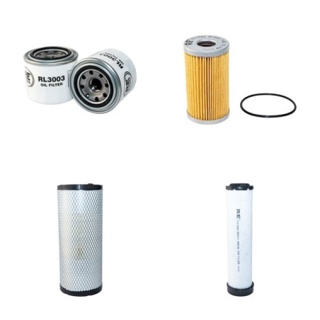 JOHN DEERE 1600 TURBO Filter Service Kit Air Oil Fuel Filters w/JOHN DEERE 3YDLX2 Eng.   YR  2006-