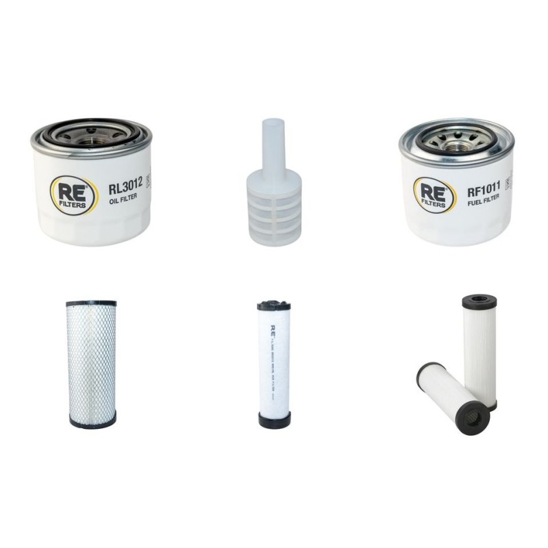 Filter Kit for John Deere 1905 with Yanmar 4Tnv88Mjrm Engine 2005-