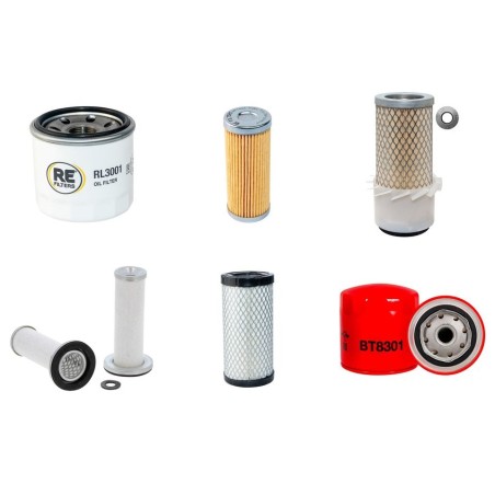 Filter Kit for John Deere 2243D with Yanmar Engine