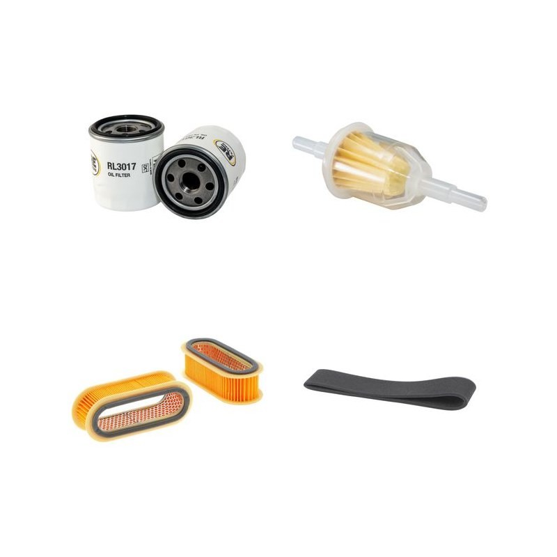 JOHN DEERE 320 HYDROLIFT Filter Service Kit Air Oil Fuel Filters w/KAWASAKI FD590V Eng.