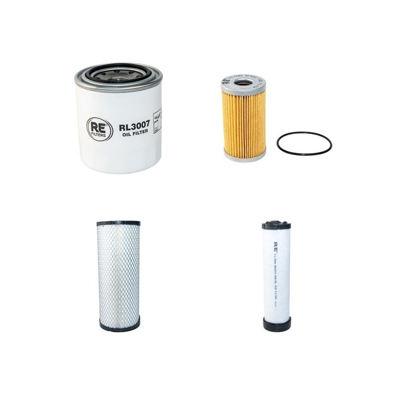 Filter Kit for John Deere 3215B Air Oil Fuel Filters with Yanmar Engine SN 030001-