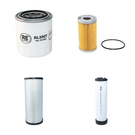 Filter Kit for John Deere 3215B Air Oil Fuel Filters with Yanmar Engine SN 030001-