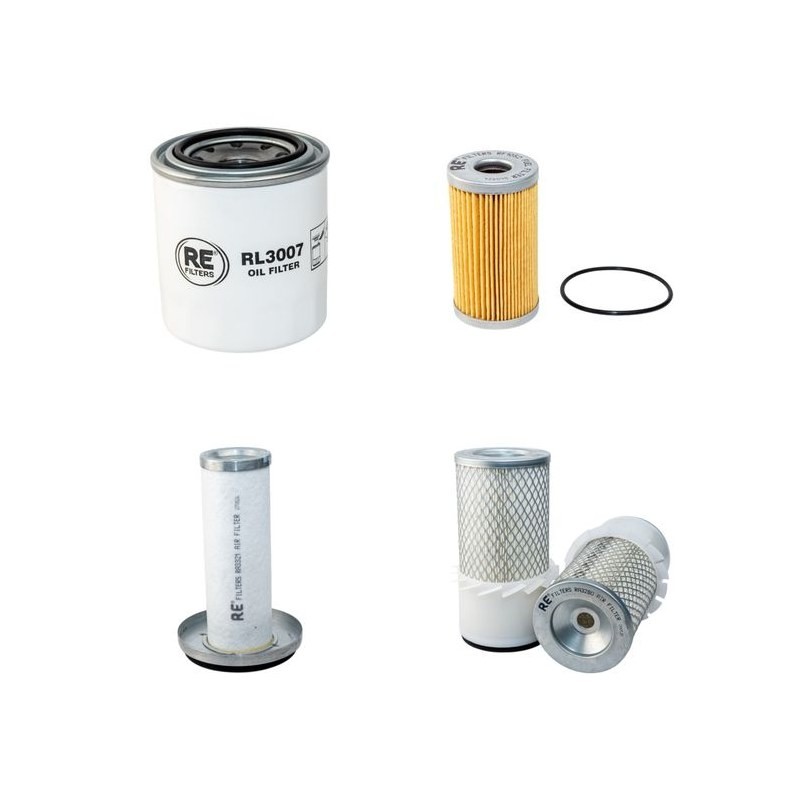 Filter Kit for John Deere 3235A Air Oil Fuel Filters with Yanmar 4TN82 Engine