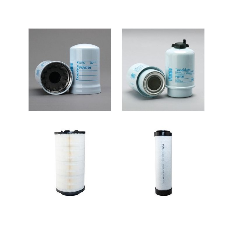 Filter Kit for John Deere 3800 Air Oil Fuel Filters with JD Engine Year 2001- 117 CH