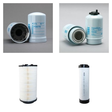 Filter Kit for John Deere 3800 Air Oil Fuel Filters with JD Engine Year 2001- 117 CH
