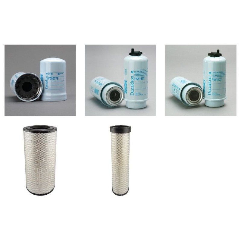JOHN DEERE 540 G III Filter Service Kit Air Oil Fuel Filters w/6068 TDW 58  Eng. SN  618066 YR  2008