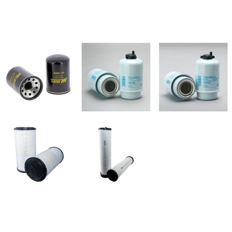 JOHN DEERE 540 G III Filter Service Kit Air Oil Fuel Filters w/6068 TDW 54  Eng. SN  583532-586336 YR  2005-