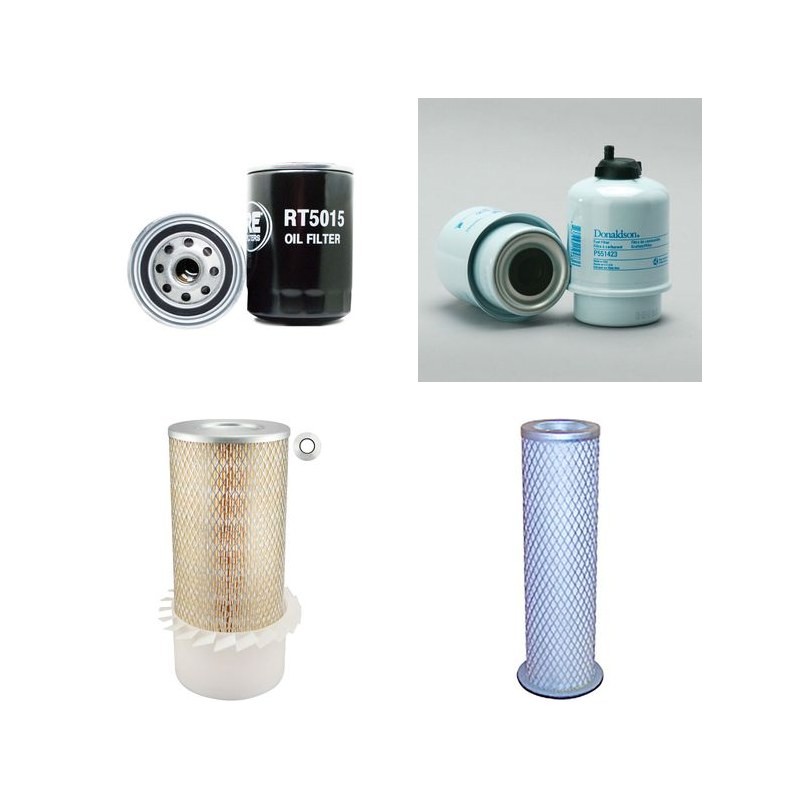 JOHN DEERE 5400 N Filter Service Kit Air Oil Fuel Filters w/JOHN DERRE CD3028DAT/TAT Eng.