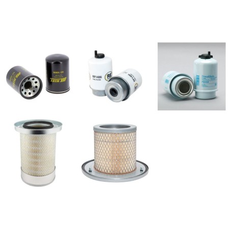 Filter Kit for John Deere 6405 Air Oil Fuel Filters with John Deere 4045TL062 Engine