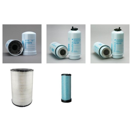 Filter Kit for John Deere 648G3 Air Oil Fuel Filters with JD Engine SN 586337-