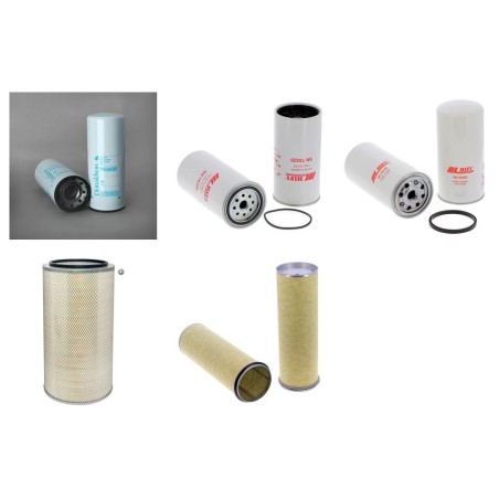 Filter Kit for John Deere 7450 with John Deere 6135HZ006 Engine Year 2010-