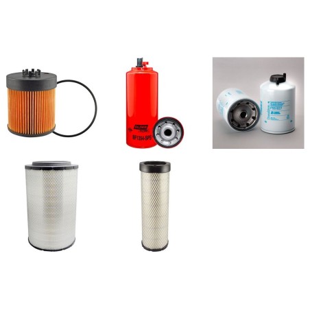 Filter Kit for John Deere 7810 Air Oil Fuel Filters with JD Engine Year 2003-