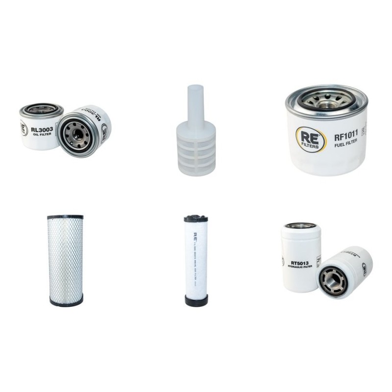 Filter Kit for John Deere 8800 Precision Cut with Yanmar 3TNV84HT Engine Year 2008-