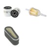 JOHN DEERE F 525 Filter Service Kit Air Oil Fuel Filters w/KAWASAKI  Eng.