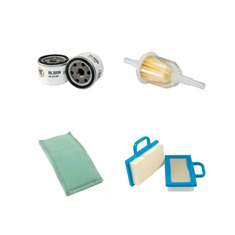 JOHN DEERE X 130 K Filter Service Kit w/Briggs-Stratton Eng. 2010-