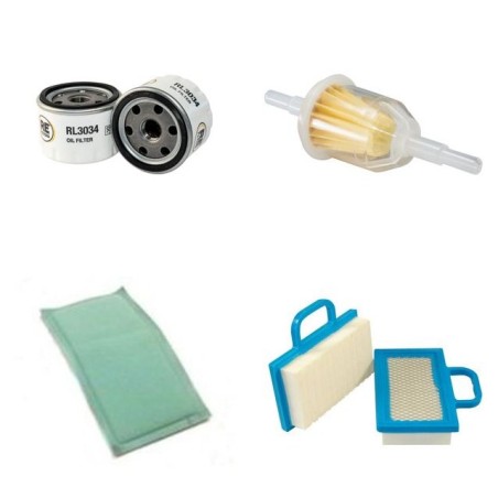 JOHN DEERE X 130 K Filter Service Kit w/Briggs-Stratton Eng. 2010-