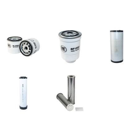 JUNGHEINRICH DFG 435 Filter Service Kit w/Mitsubishi S4S-DP Eng.   YR  2007-