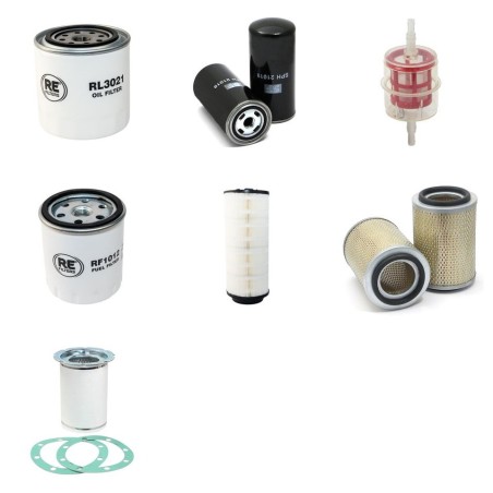 KAESER M 57 Compressor Filter Service Kit w/ Kubota V2403-M-EU5 Eng.