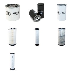 KAESER M 82 Compressor Filter Service Kit w/ Kubota V3307CR-T Eng. Year 2016