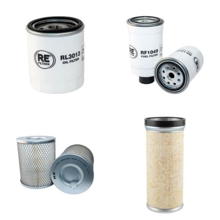 KAISER S 1-3 TF Filter Service Kit Air Oil Fuel Filters w/Deutz BF4L2011 Eng.   YR  2004-