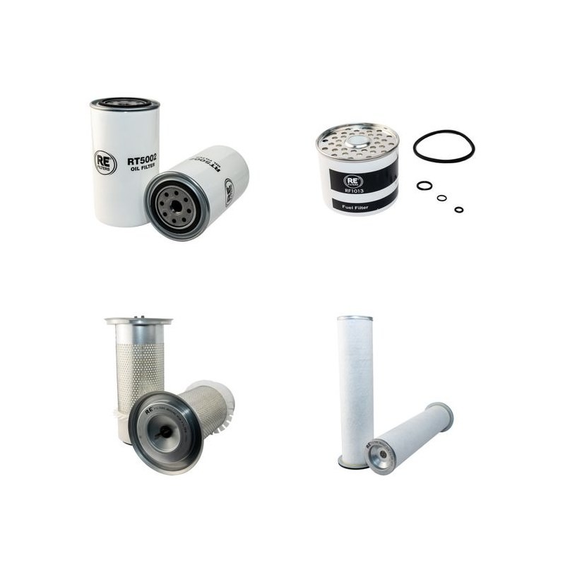 KALMAR DCD 55-6 Filter Service Kit Air Oil Fuel Filters w/Perkins 1004.4 Eng.