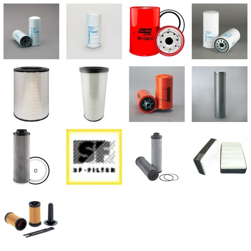 KALMAR DRG 450-60C5X Filter Service Kit w/VOLVO TAD1171VE Eng.   YR  08.2015