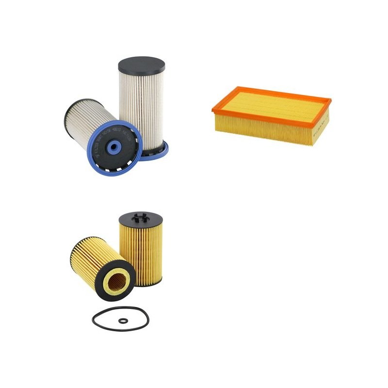 AUDI Q 2 1.6 TDI Filter Service Kit w/ DDYA Eng.   YR  07.16- 116CH/85KW