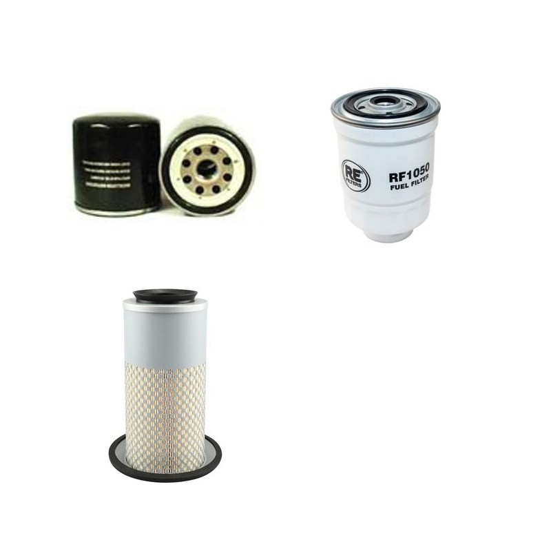 KARGO TH 15-30 Filter Service Kit Air Oil Fuel Filters w/Isuzu C240 Eng.