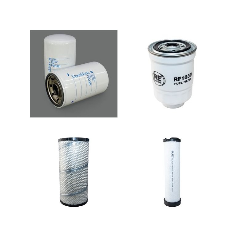 KARGO TH 50-100 Filter Service Kit w/Isuzu A6Bg1-02 Eng.