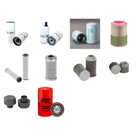 KASSBOHRER PB 400 W Filter Service Kit w/Cummins QSL9 Eng.   YR  2008- 370 CH