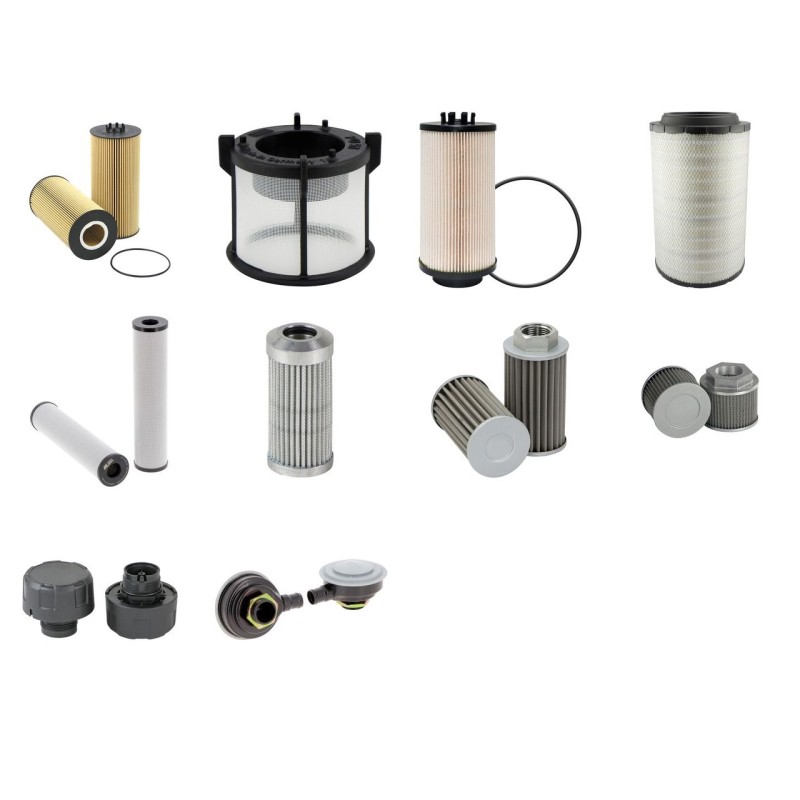 KASSBOHRER PB 600 POLAR Filter Service Kit w/MERCEDES OM460LA Eng.   YR  2006- 490 CH