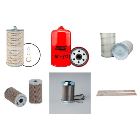 KASSBOHRER S 313 UL MULTI CLASS Filter Service Kit w/MAN D2866LUH Eng.   YR  04.95-09.98 311 CH