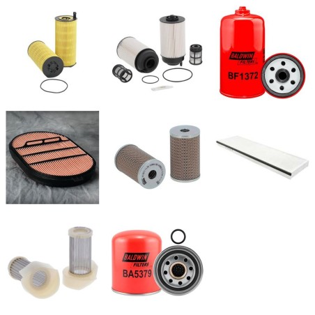 KASSBOHRER S 516 HD Filter Service Kit w/MERCEDES OM470EURO6 Eng.   YR  09.12- 428 CH 632