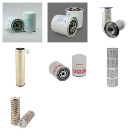KATO 120 R Filter Service Kit w/Mitsubishi 4D34TLE2A Eng.