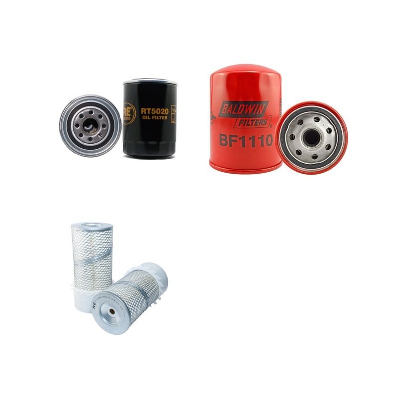 KATO HD 250 SE Filter Service Kit Air Oil Fuel Filters w/Mitsubishi S4F Eng.