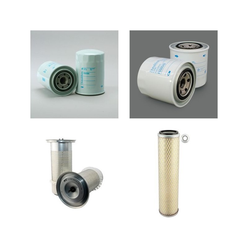 KATO HD 512 Filter Service Kit Air Oil Fuel Filters w/Mitsubishi 4D34T Eng.