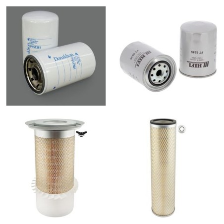 KAWASAKI 65 Z IV Filter Service Kit Air Oil Fuel Filters w/HINO  Eng.