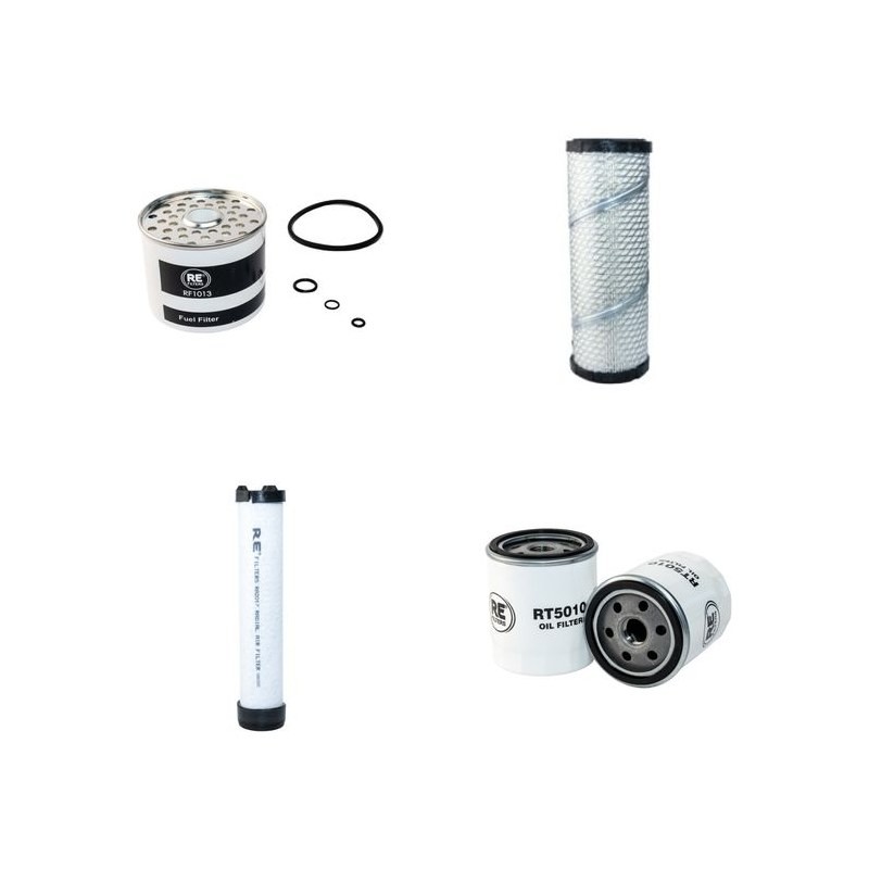 AGRIA DH 350 AHG Filter Service Kit Air Oil Fuel Filters w/Perkins 404D2-22 Eng.