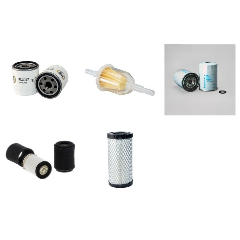 KAWASAKI MULE 3010 DIESEL 4X4 Filter Service Kit w/KAWASAKI DM950DG Eng.   YR  2003-