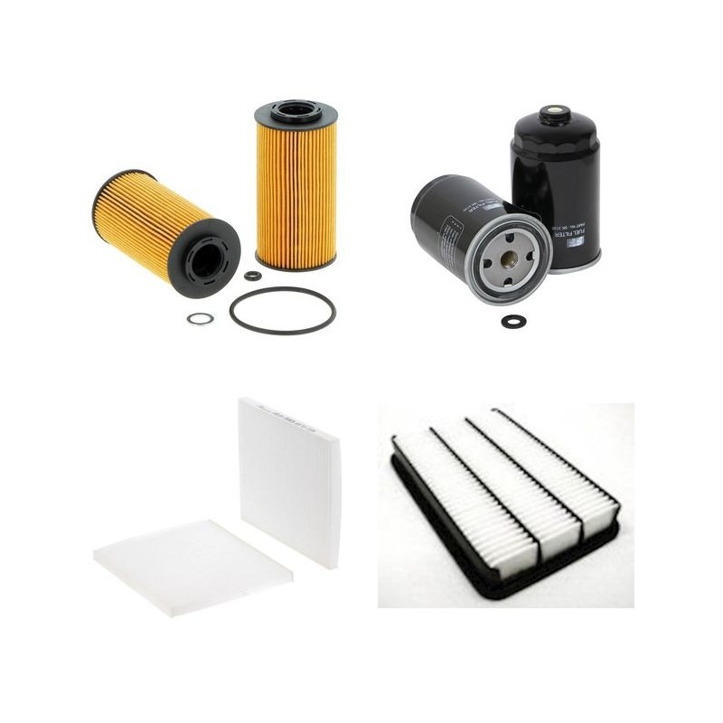 KIA CERATO 1.6 CRDI Filter Service Kit w/ D4FB Eng.   YR  05.06- 115 CH LD