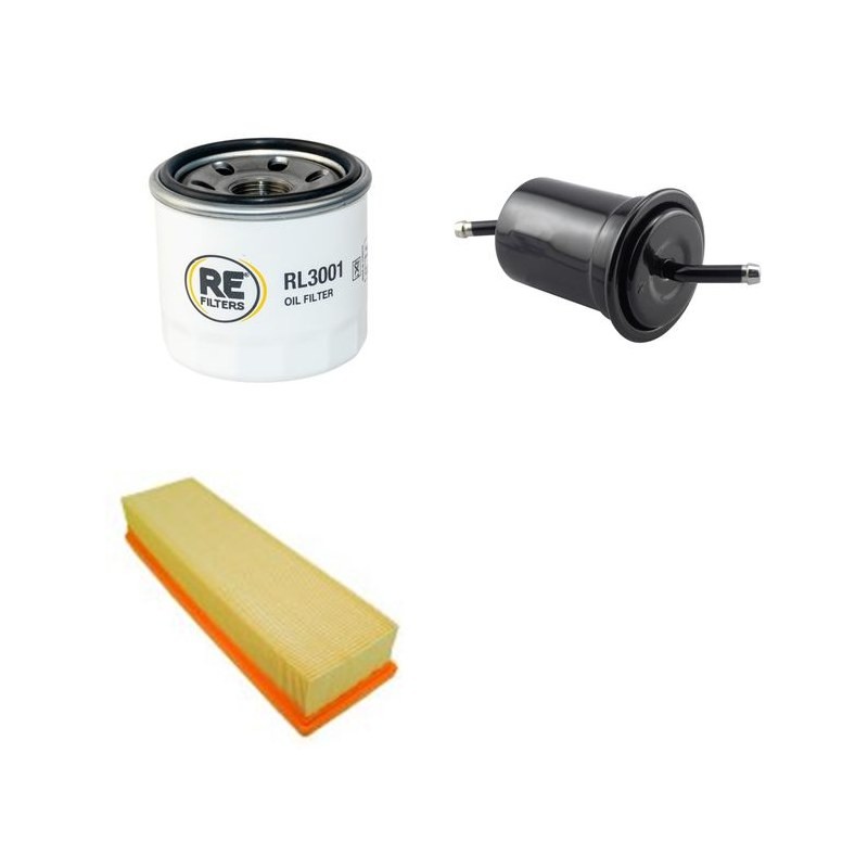 KIA MENTOR 1.5I Filter Service Kit w/ B5 Eng.   YR  02.96- 80 CH FA
