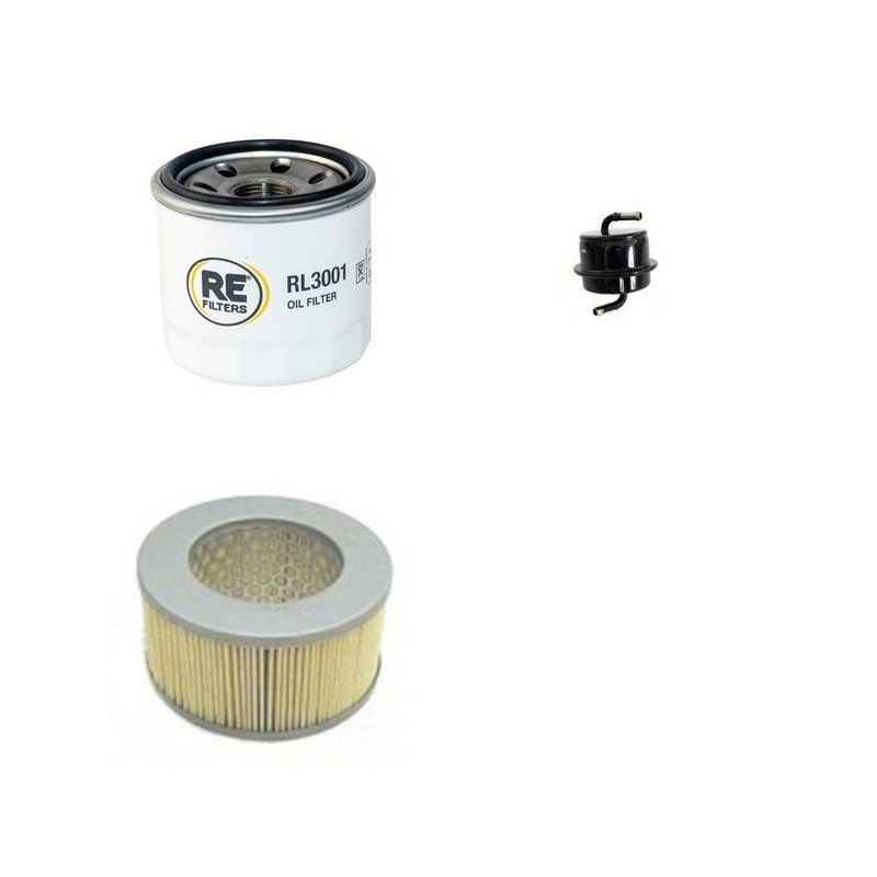 KIA PRIDE 1.1I Filter Service Kit w/ B1 Eng.   YR  01.91- 52 CH DA