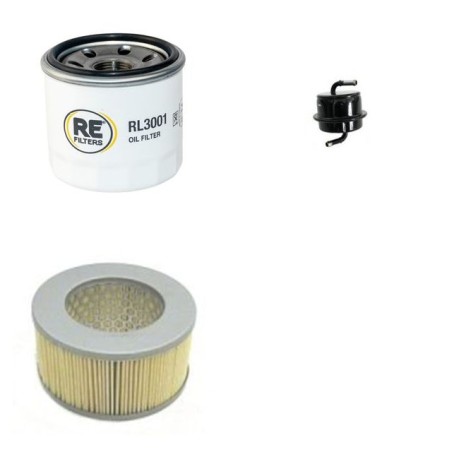 KIA PRIDE 1.1I Filter Service Kit w/ B1 Eng.   YR  01.91- 52 CH DA