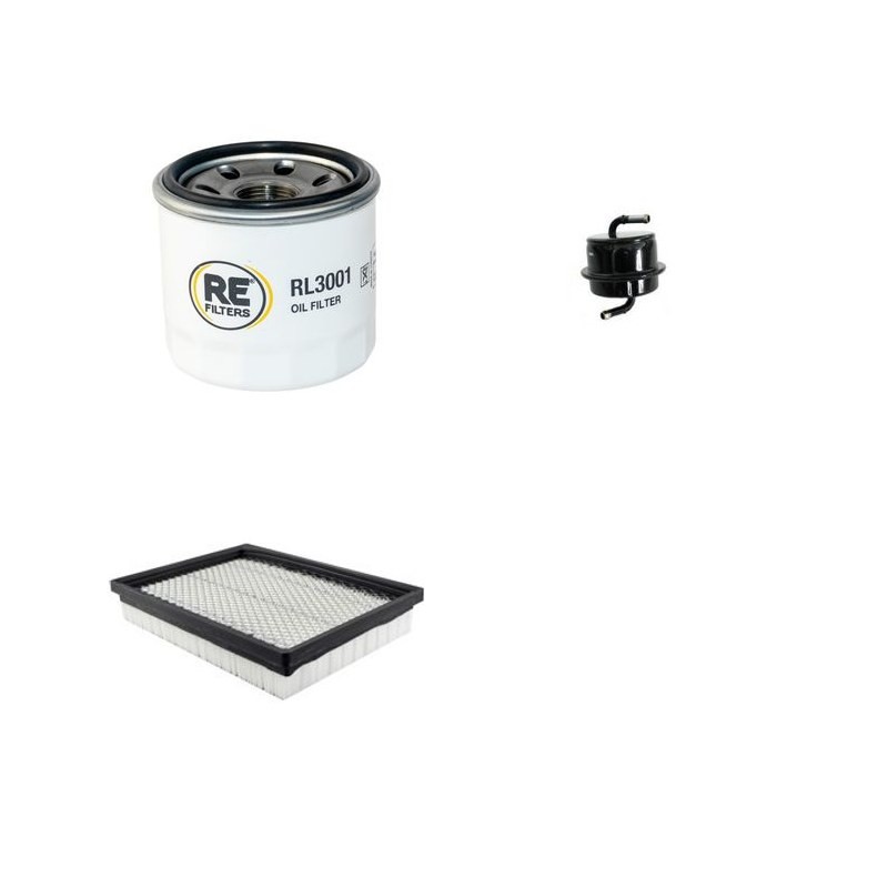 KIA PRIDE 1.3I 8V Filter Service Kit w/ B3 Eng.   YR  01.90- 60 CH DA
