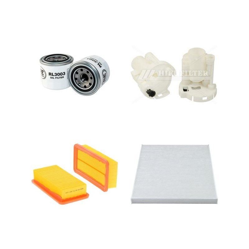 KIA RIO II 1.4I 16V Filter Service Kit w/ G4EE Eng.   YR  03.05- 97 CH JB