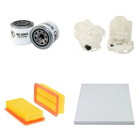KIA RIO II 1.4I 16V Filter Service Kit w/ G4EE Eng.   YR  03.05- 97 CH JB