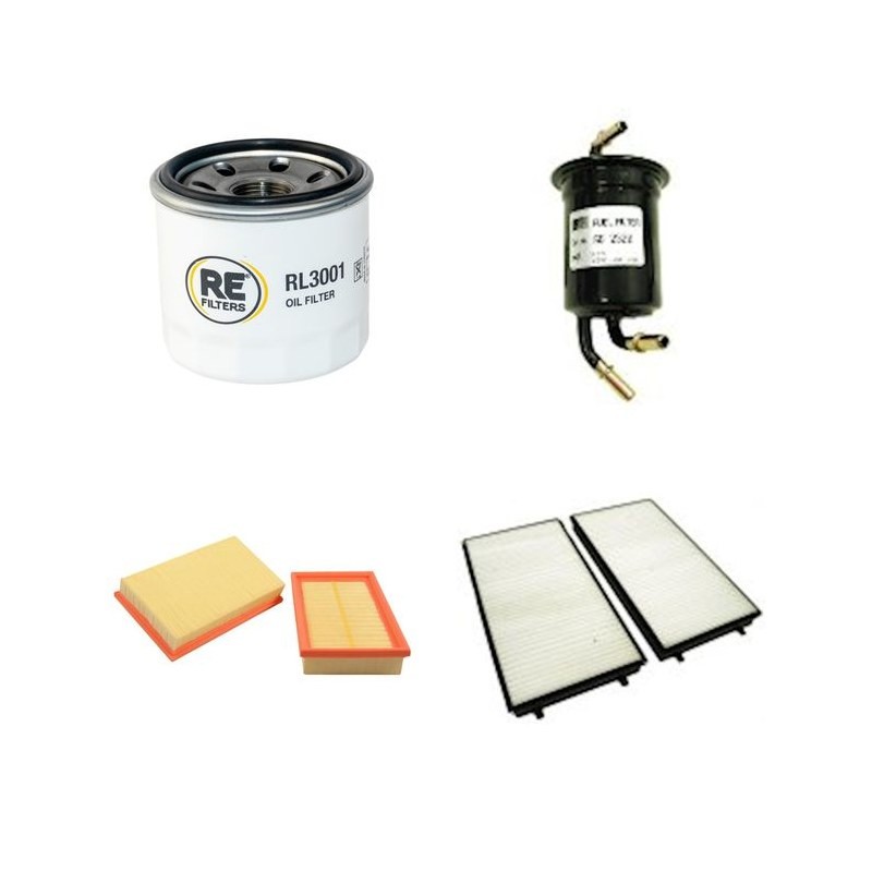 KIA SHUMA II 1.8 Filter Service Kit w/ T8 Eng.   YR  04.03-08.04 114 CH FB