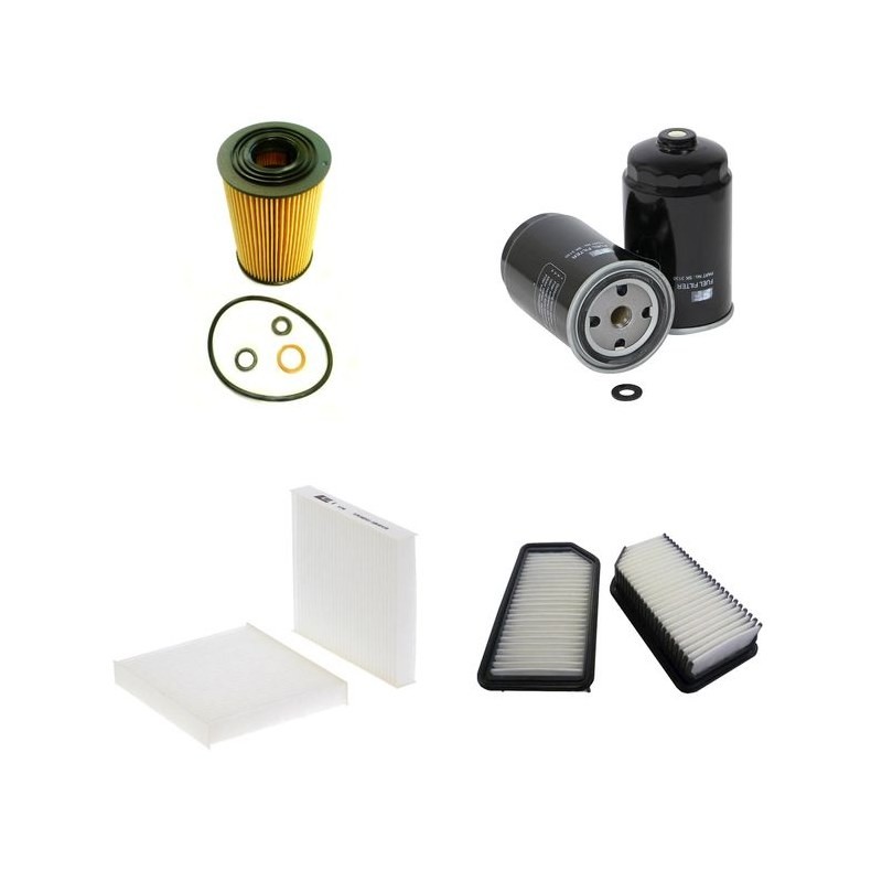 KIA SOUL 1.6 CRDI Filter Service Kit w/ D4FB Eng.   YR  02.09- 115 CH AM