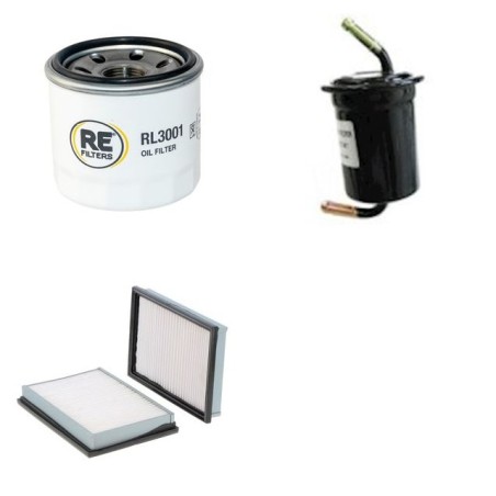 KIA 4X4 RETONA 2.0I Filter Service Kit w/ FED Eng.   YR  05.00- 128 CH CE