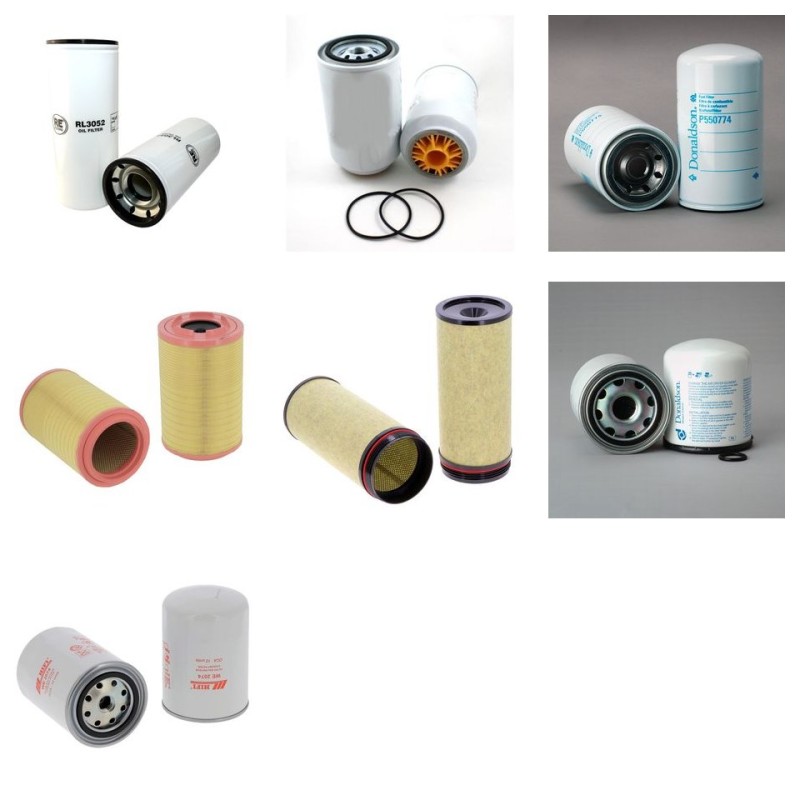 KING LONG 6130 Filter Service Kit w/CUMMINS  Eng.